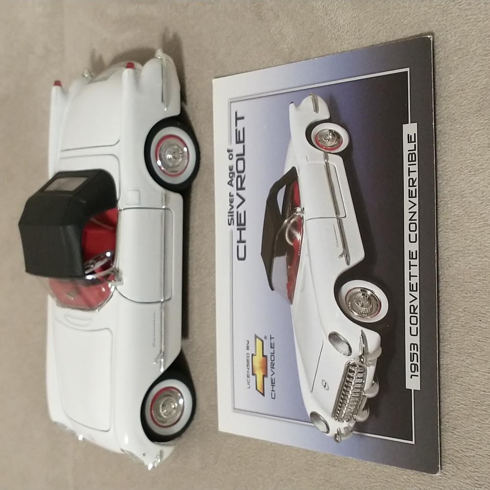 1953 Corvette Convertible Die Cast Car